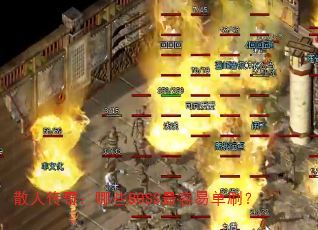 ɢ�˴��棺��ЩBOSS�����׵�ˢ��