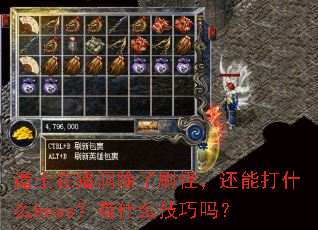 ��ʿ����������ˢ�֣����ܴ�ʲôboss����ʲô������
