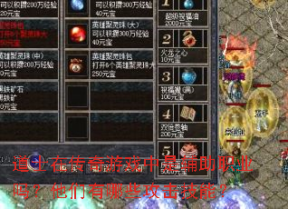 ��ʿ�ڴ�����Ϸ���Ǹ���ְҵ����������Щ�������ܣ�