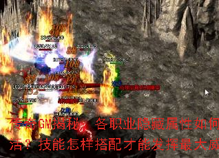 传奇GM揭秘:各职业隐藏属性如何激活?技能怎样搭配才能发挥最大威力? 传奇GM揭秘:各职业隐藏属性如何激活?技能怎样搭配才能发挥最大威力?