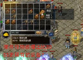 ��Щ�����ܱ�����BOSS��ϡ�е�װ����