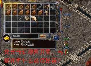 找传奇新服网开荒,高手都在用什么速成秘籍? 找传奇新服网开荒,高手都在用什么速成秘籍?