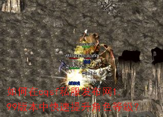 如何在cqsf私服发布网1.99版本中快速提升角色等级? 如何在cqsf私服发布网1.99版本中快速提升角色等级?