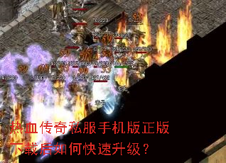 热血传奇私服手机版正版下载后如何快速升级? 热血传奇私服手机版正版下载后如何快速升级?