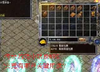 ������Ϸ�й���NPC��������Щ�ؼ���;��